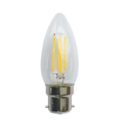 Tronic 4 Watts Candle Filament LED B22 (Pin) Bulb