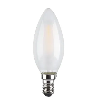 Tronic 4 Watts Candle Frosted Filament LED Warm White E14 (Small Screw) Bulb