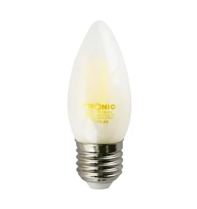 Tronic 4 Watts Frosted Candle LED E27 (Screw) Bulb
