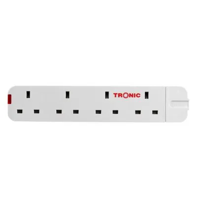Tronic 4 Way Extension Socket with 10 Metre Cable