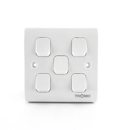 Tronic 5 Gang 2 Way Switch Standard