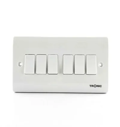 Tronic 6 Gang 2 Way Switch Standard