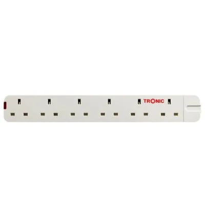 Tronic 6 Way Extension Socket