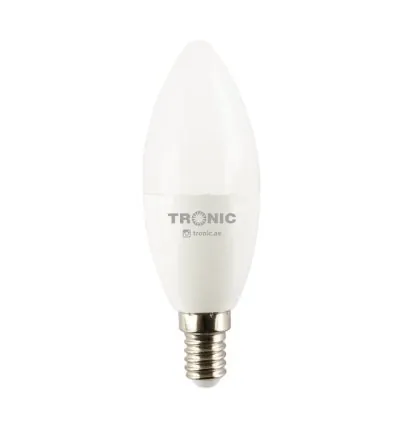 Tronic 7 Watts Candle LED Daylight E14 (Small Screw) Bulb