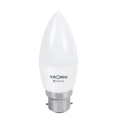 Tronic 7 Watts Candle LED Warm White B22 (Screw) Bulb