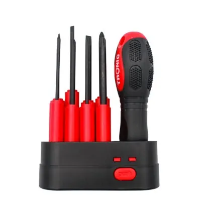 Tronic 8 In 1 Screw Driver Set (8 Pcs Bits)