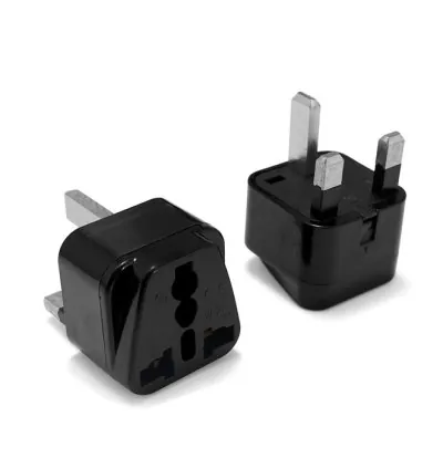 Tronic Black Adaptor Plug 13Amps UK PLUG 10A 250V