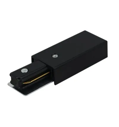 Tronic Black Tracklight Connector with 2 Wires