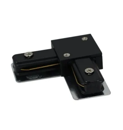 Tronic Black Tracklight Connector with 2 Wires
