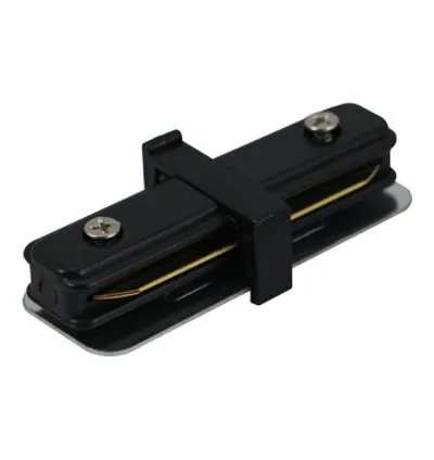 Tronic Black Tracklight Connector with 2 Wires