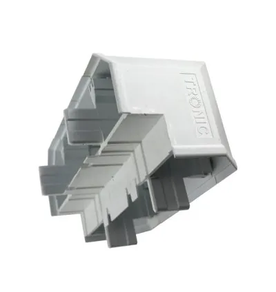 Tronic Compartment Trunking External Bend PVC 170mmx50mm