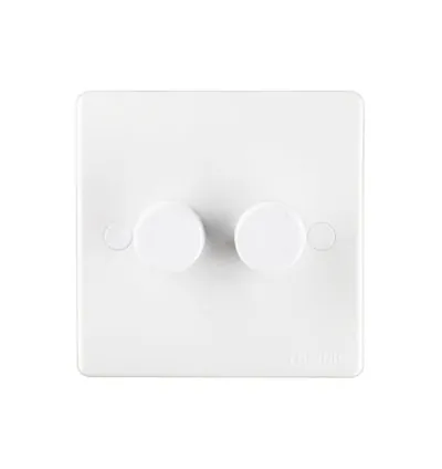 Tronic Dimmer 2 Gang Switch