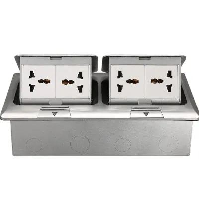 Tronic Floor Socket 2G Universal + RJ45 Data