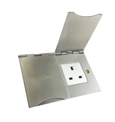 Tronic Floor Switch Socket 13A Twin