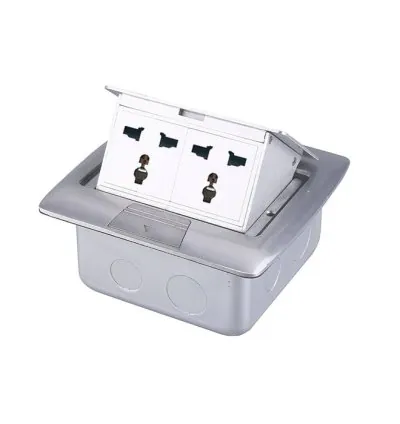 Tronic Floor Switch Socket 13A Twin Universal