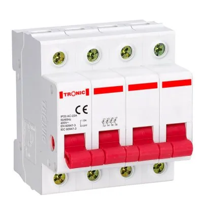 Tronic Four Pole 20A MCB