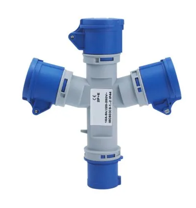 Tronic Industrial Plug and Socket 3-Pin 3 Way 16Amps