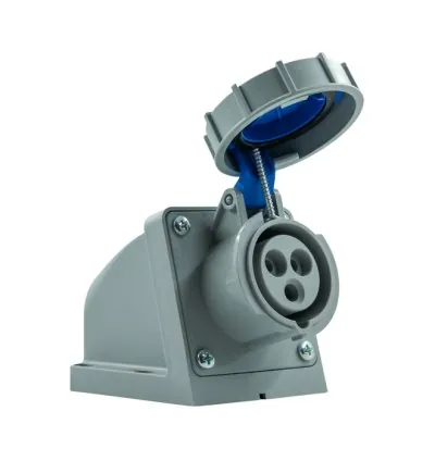 Tronic Industrial Socket 3 Pin 16A IP44