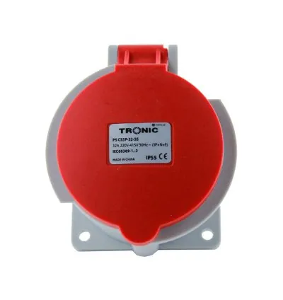 Tronic Industrial Wall Socket 5-Pin