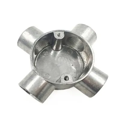 Tronic Junction Circular Box G.I 4 Way