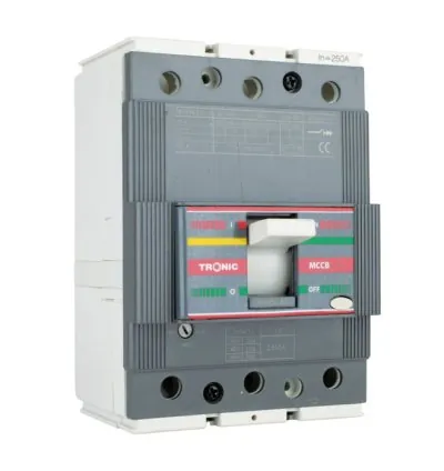 Tronic MCCB 250 Amps 3 Pole Adjustable