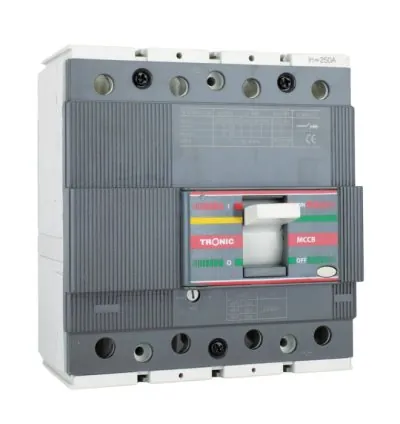 Tronic MCCB 250 Amps 4 Pole Adjustable