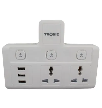 Tronic Multi Socket Adaptor With USB