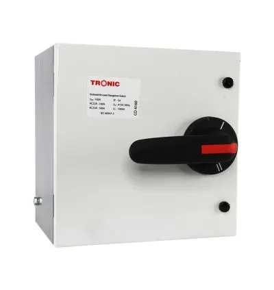 Tronic Onload Enclosed Manual Change Over 160A
