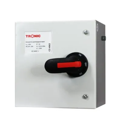 Tronic Onload Enclosed Manual Change Over 63A