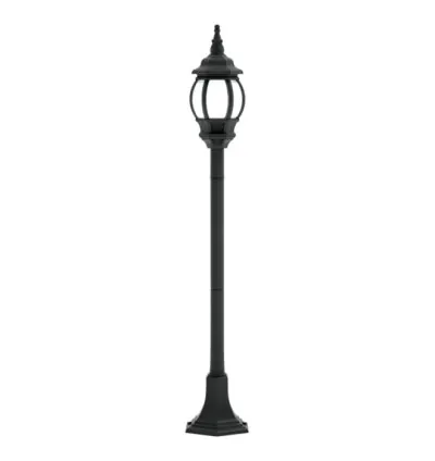 Tronic Ornamental Aluminum Bollard LL 906P-10-BK