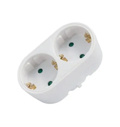 Tronic Power Strip 1-2 WAY EU Plug 2 Pin
