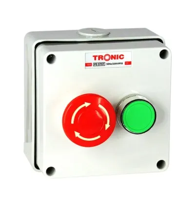 Tronic Push Button Start and Emergency Stop Station