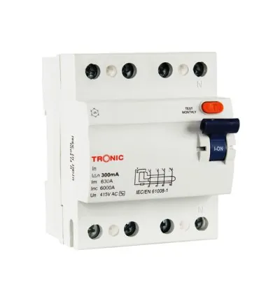 Tronic RCCB 100Amps Four Pole