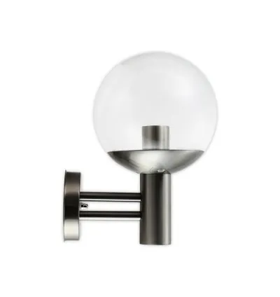 Tronic Searchlight Orb Stainless Steel Outdoor Wall Light