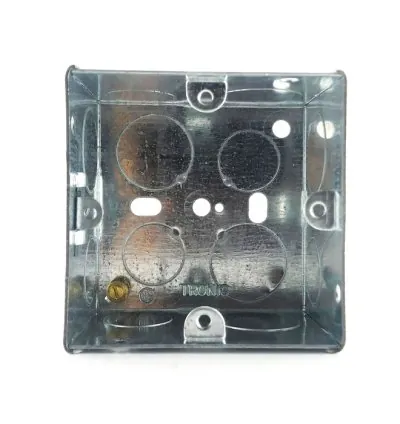 Tronic Single Deep Galvanised Iron Switch Box