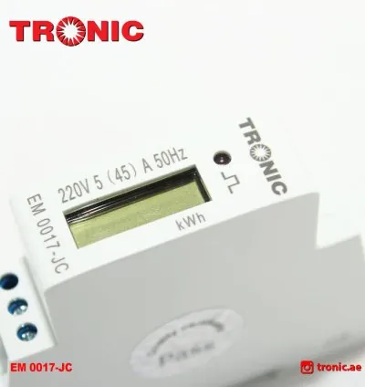 Tronic Single Phase Energy Meter EM 0017-JC