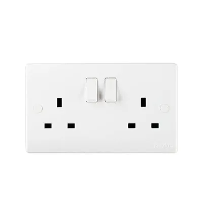 Tronic Standard Twin Switch Socket