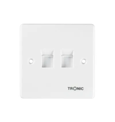 Tronic Telephone Socket White RJ11 4 Line
