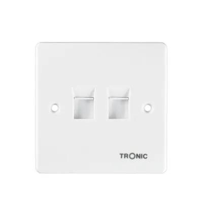 Tronic Telephone Socket White RJ11 6 Line