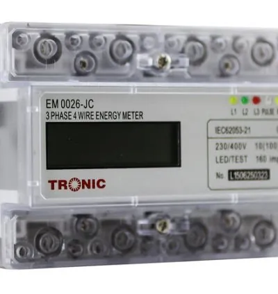 Tronic Three Phase Energy Meter EM 0026-JC