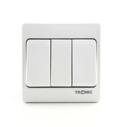 Tronic 3 Gang 2 Way Big Button Switch