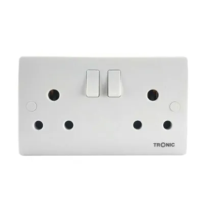 Tronic Twin Switch Socket 15A