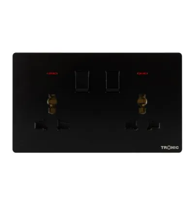 Tronic Universal Switch Socket Twin