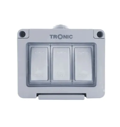 Tronic Waterproof 3 Gang 2 Way