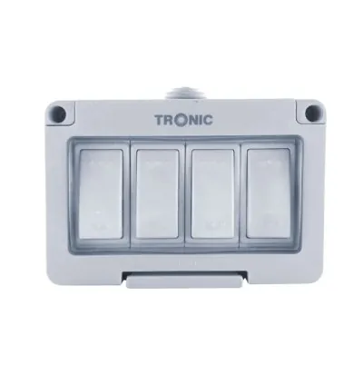 Tronic Waterproof 4 Gang 2 Way