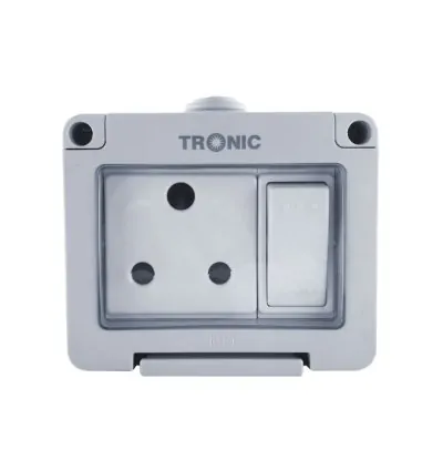 Tronic Waterproof Single Socket 15Amps