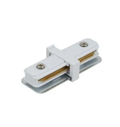 Tronic White Tracklight Connector with 2 Wires