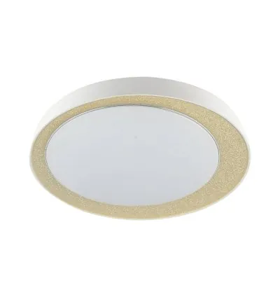 Tronic White With Yellow Half Moon LED Changeable (3 Shades) Ceiling light