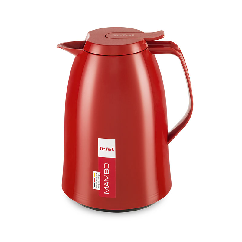 Tefal Mambo Jug Red 1.5 Liter Insulated Thermos Vacuum Flask Plastic-Polypropylenex (Pp) Glass Liner K3039212 1 Tefal Mambo Jug Red 1.5 Liter Insulated Thermos Vacuum Flask Plastic-Polypropylenex (Pp) Glass Liner K3039212