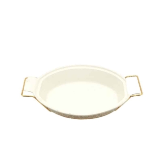 Nadstar Chafing Dish for Buffet Stoves Made of Ceramic Soup Pot Porcelain Food Serving 375-71